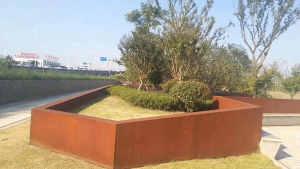 深圳耐候钢挡土墙
